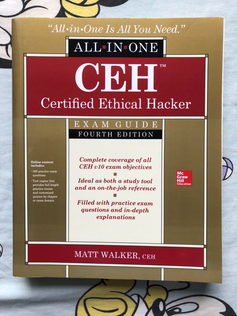 Certified Ethical Hacker Ceh Exam Guide 4th Edition Books Stationery Textbooks Professional Studies On Carousell