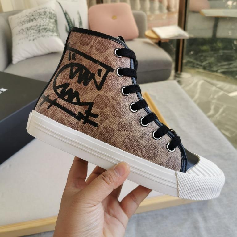Coach high top shoes outlet