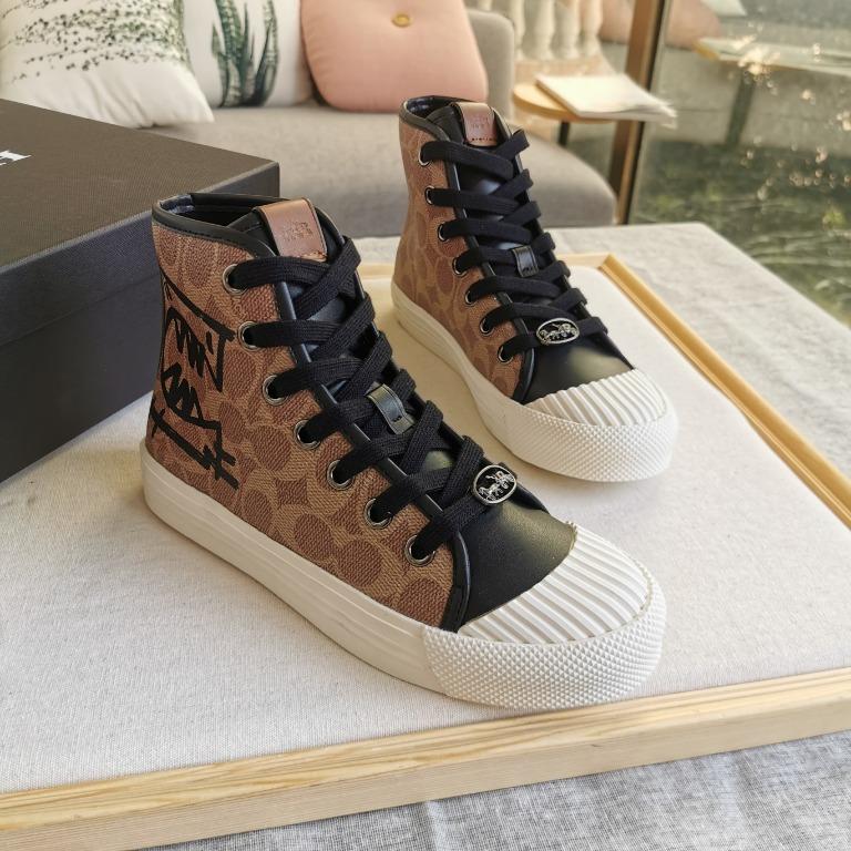 Coach high top sneakers cheap womens