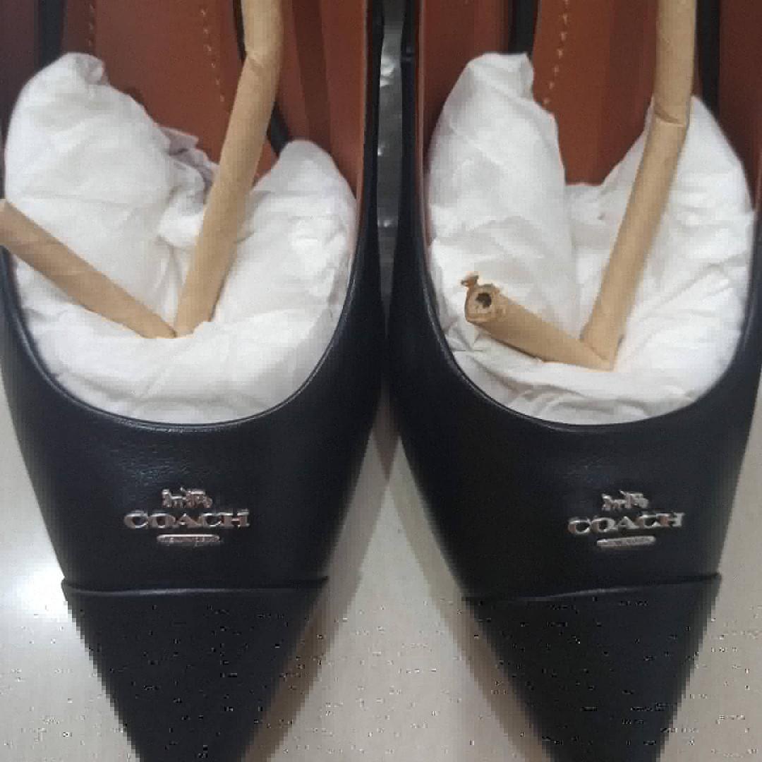 Coach patrice leather pump new arrivals