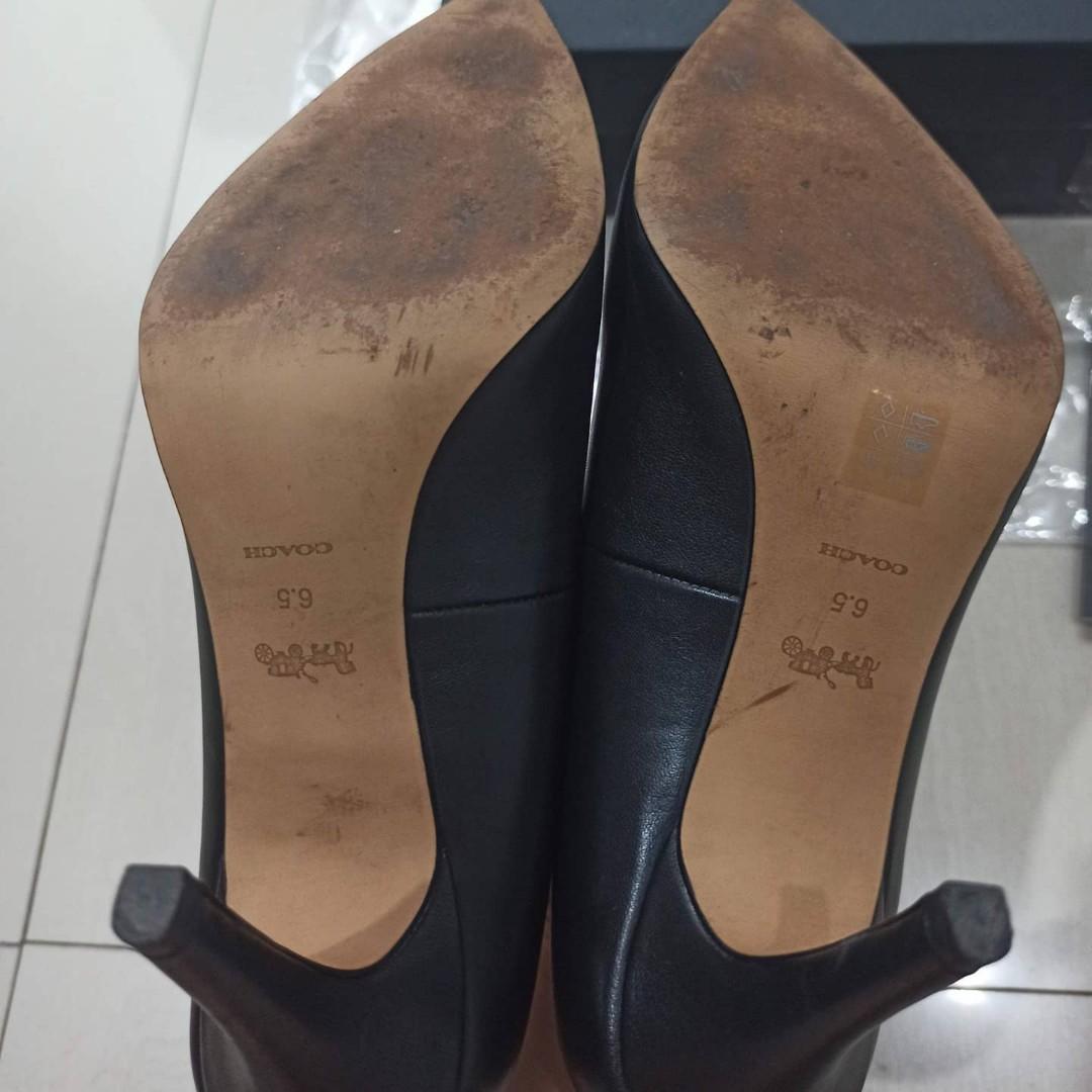 Coach patrice shop leather pump