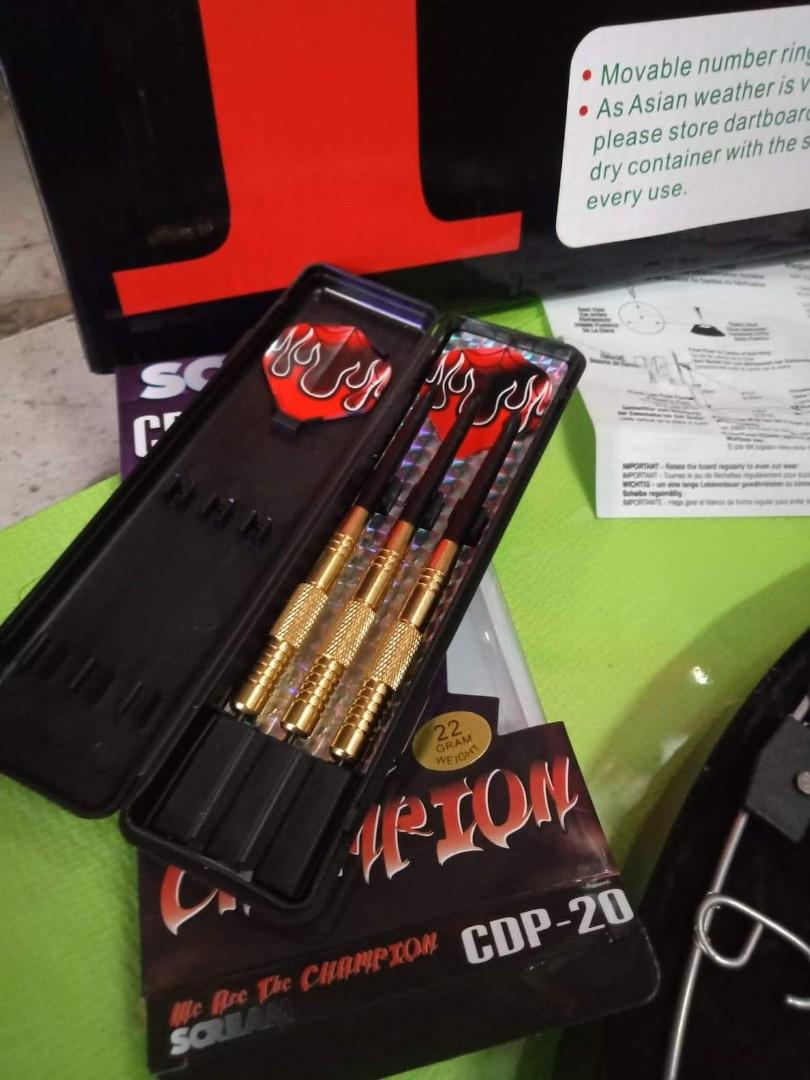 Dartboard Set (Category: Kites) located in Manila. Submitted by my_haru (Listing ID 1046695611, Image 2). Description: Brand New ! Dartboard Set ✓ Champion Board (3pcs Pin) - 1,500 ✓ Robson Board (3pcs Pin) - 2,500 ✓ Gladiator Board (3pcs Pin) - 3,000 ✓ Harrows Board with Cabinet - 4,500 ☑️ We Deliver: Item + Shipping ☑️ Pick- Up ☑️ Mode of Payment ✓ Cash on Delivery ✓ Online Banking Pm for inquiries..