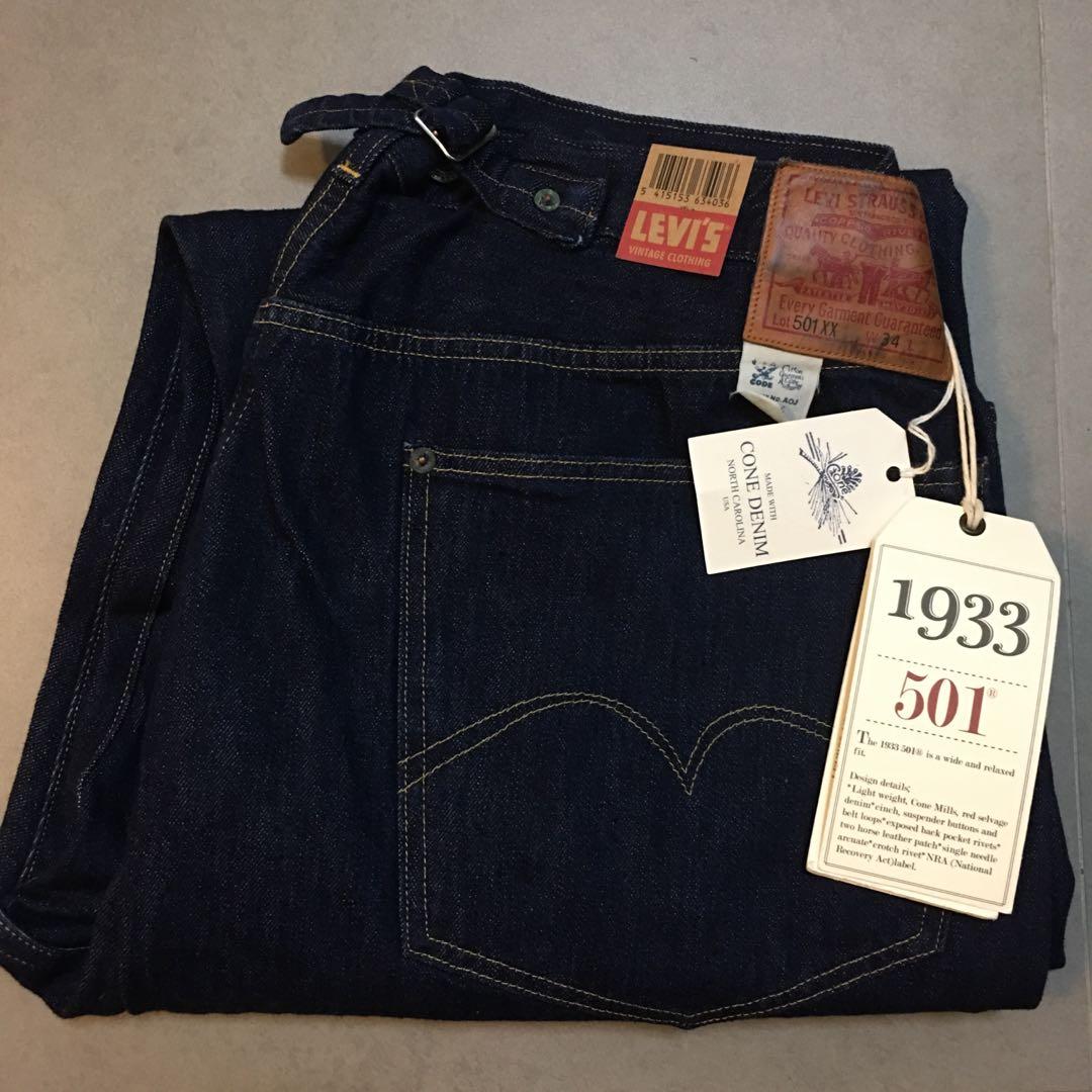 Deadstock Levi's Vintage Clothing 1933 501XX Jeans (Made in Turkey