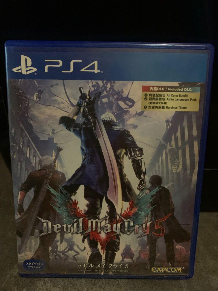 Dmc 5 Devil May Cry 5 R3 For Ps4 Video Gaming Video Games Playstation On Carousell