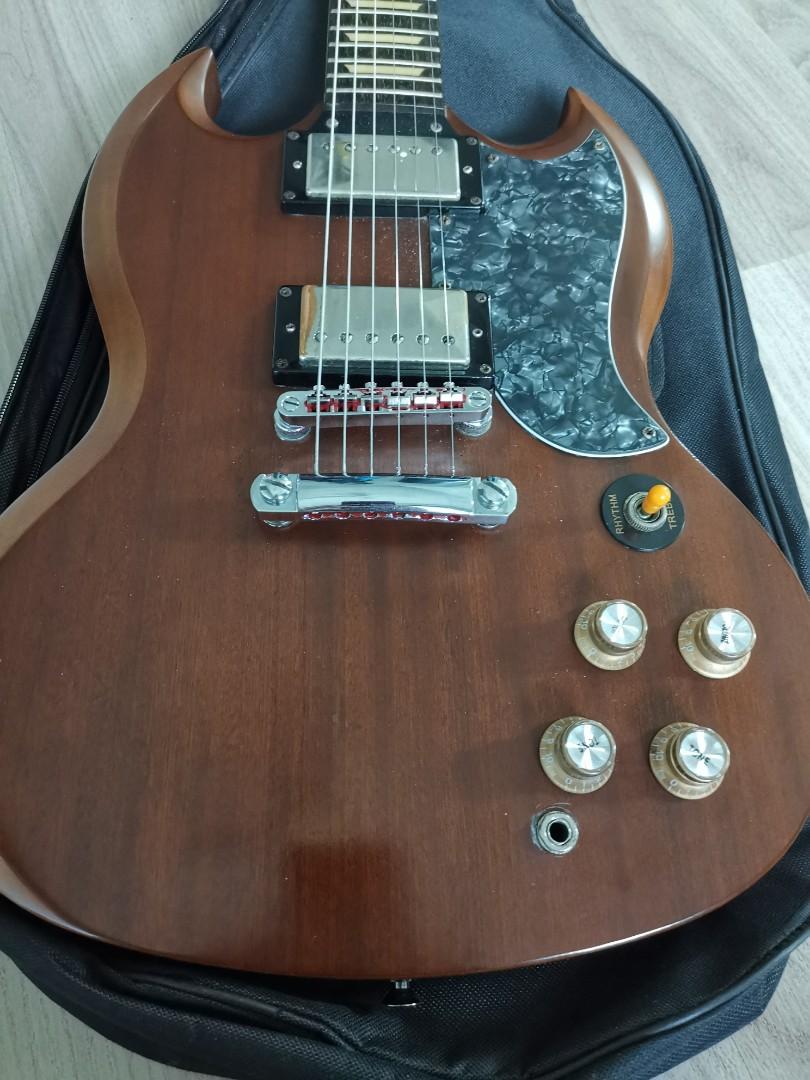 Epiphone sg hotsell g400 worn brown