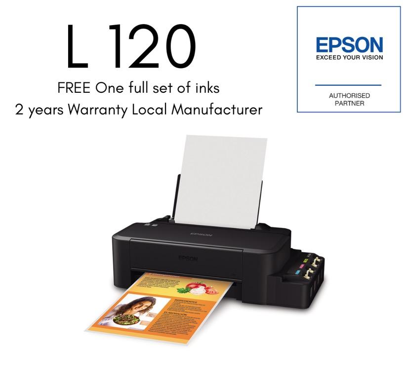 epson ecotank l120 printer