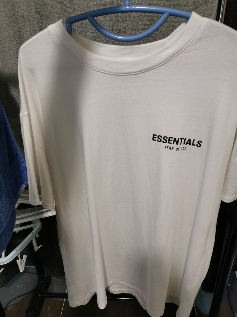 essentials fear of god white t shirt