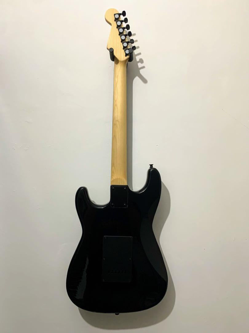 Fender Electric Guitar (black colour), Hobbies & Toys, Music & Media