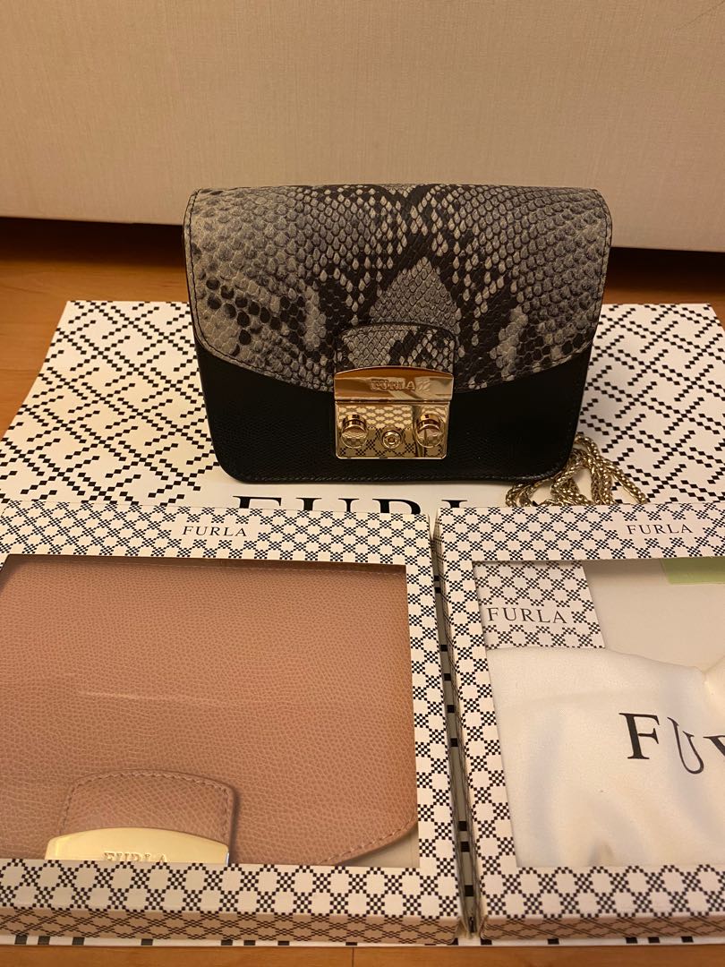 Furla Metropolis Mini with extra flap Luxury Bags Wallets on