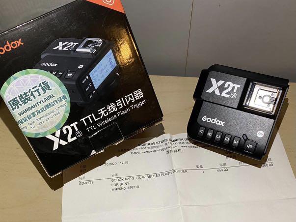 Godox 神牛TT685S + X2TS for Sony, 攝影器材, 攝影配件, 閃光燈