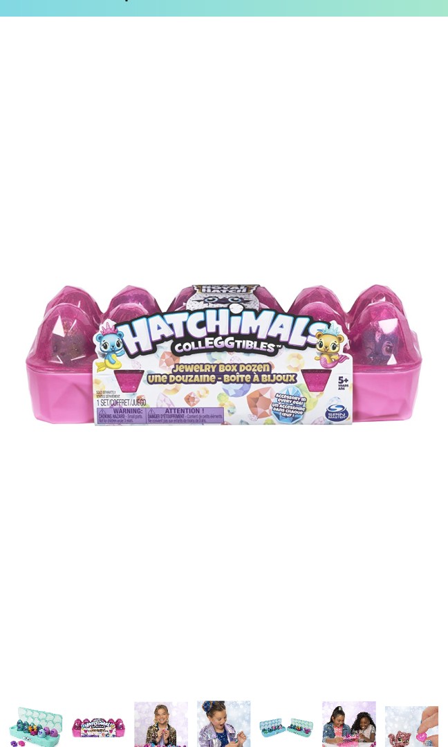 Hatchimals CollEGGtibles Royal Snowball Jewelry Box Royal Dozen 12