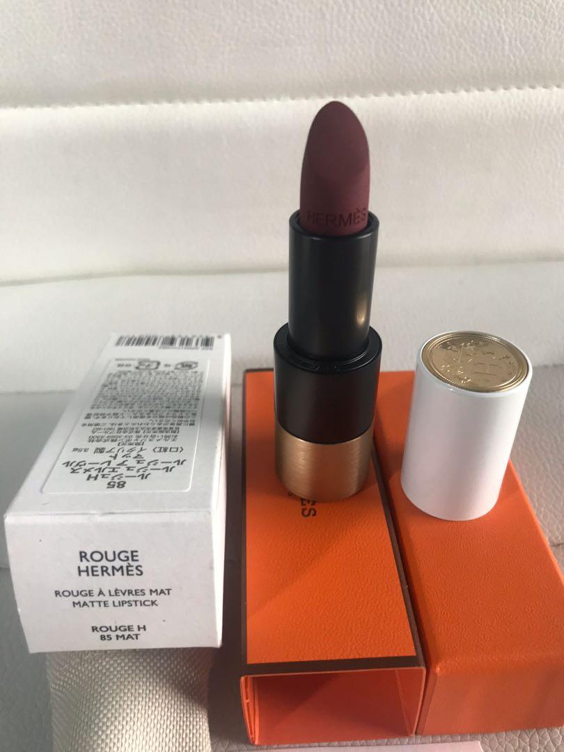 hermes lipstick rouge h 85 matte luxury accessories on carousell