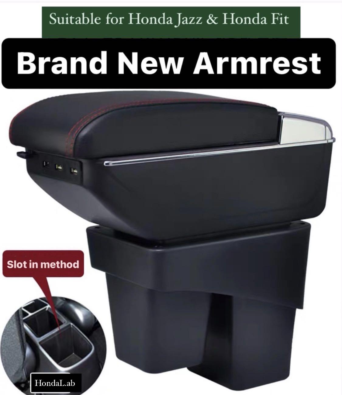 Honda Fit Armrest, Car Accessories, Accessories on Carousell