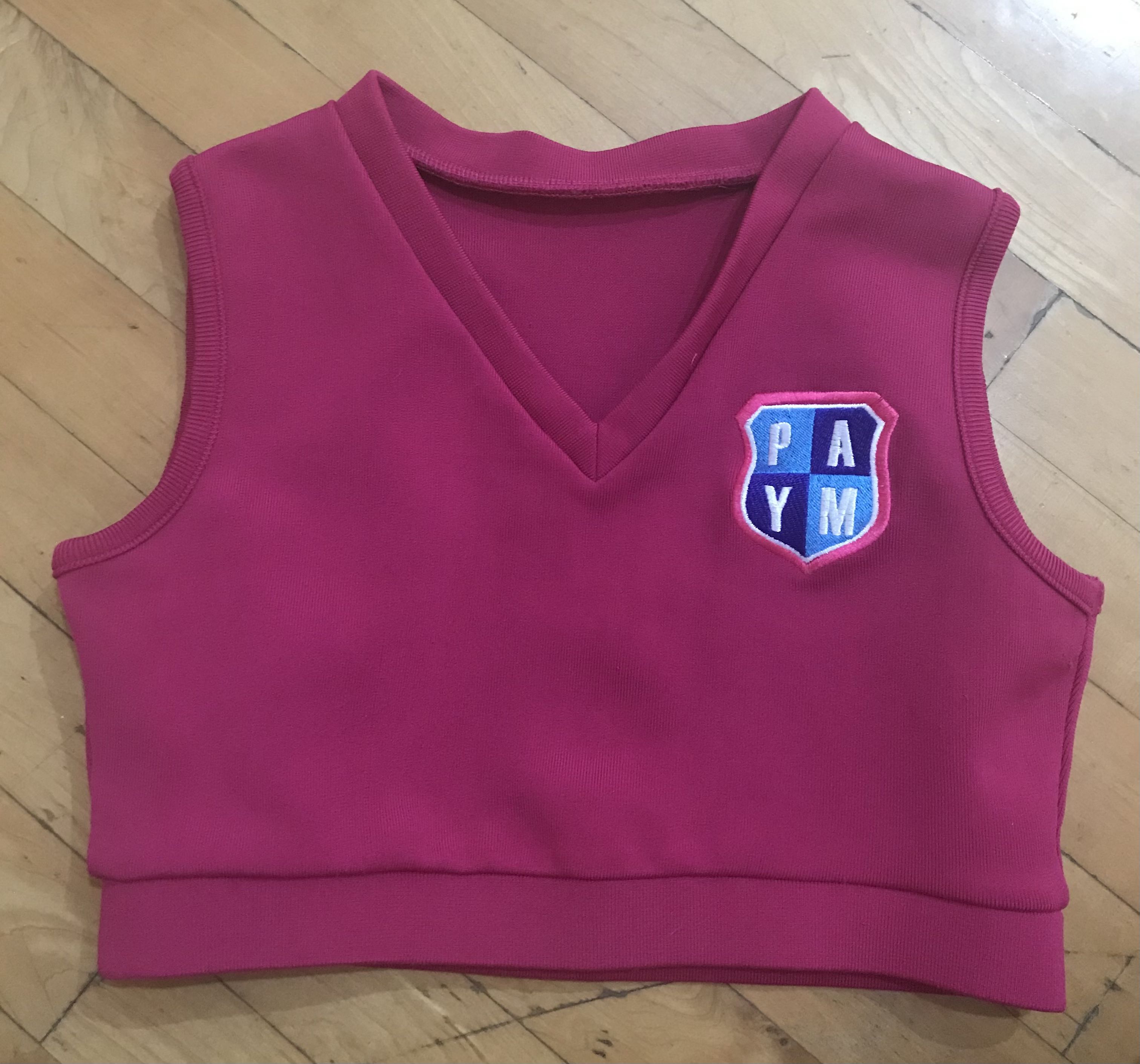 hot pink sweater vest