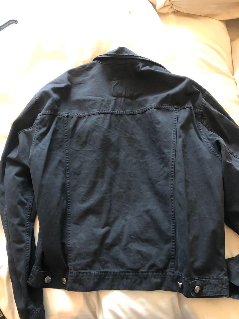 hugo boss black denim jacket