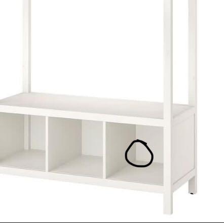 Ikea Hemnes Open Wardrobe, Furniture & Home Living, Furniture, Shelves,  Cabinets & Racks on Carousell