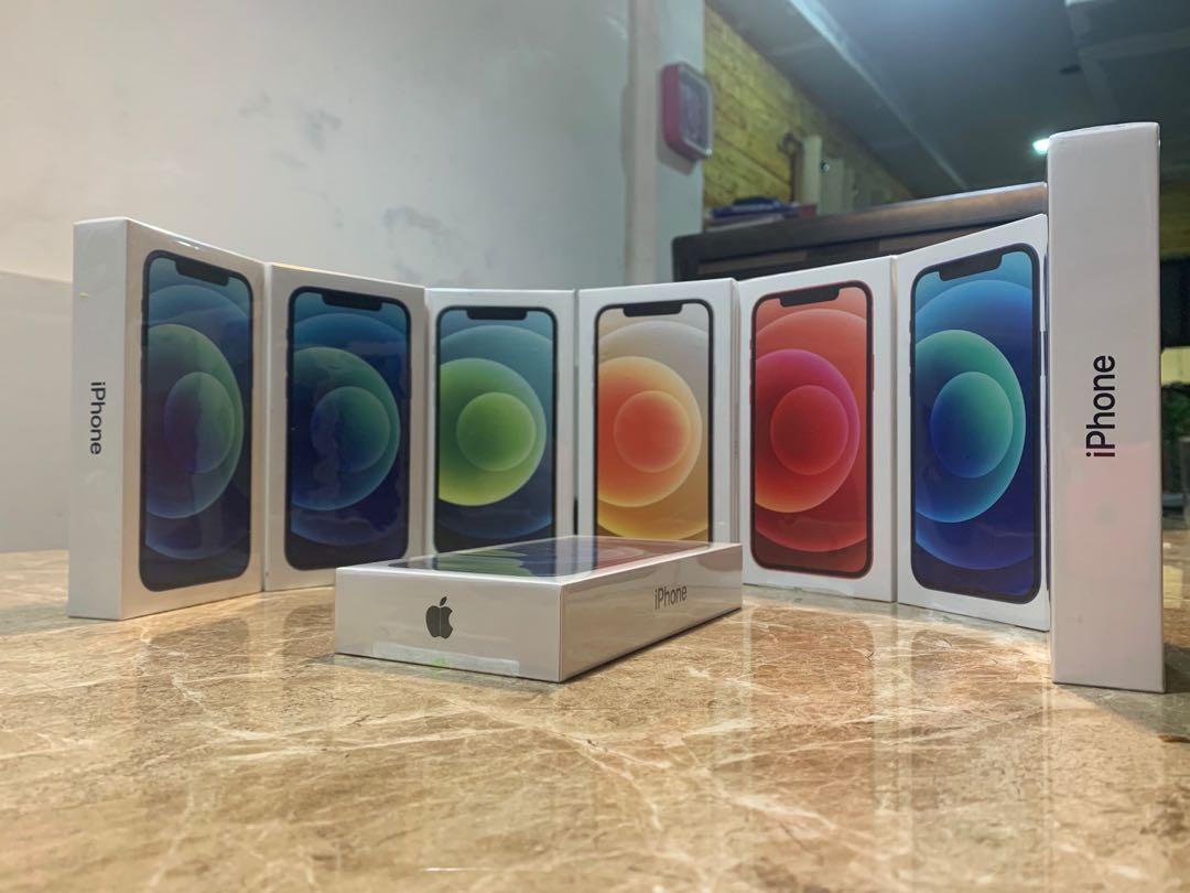 iPhone 12 (Category: iPhone 12 Series) located in Mandaluyong City. Submitted by solegoodman22 (Listing ID 1046716396, Image 1). Description: iPhone 12 series 64GB 50,000 128GB 53,500 256Gb 56,000 All colors available. Brandnew sealed With 1yr apple warranty 5G compatible.