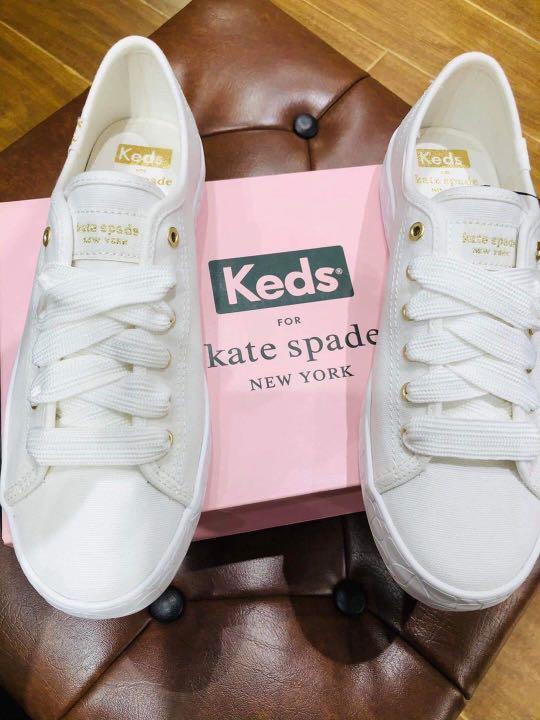 Kate spade top keds white