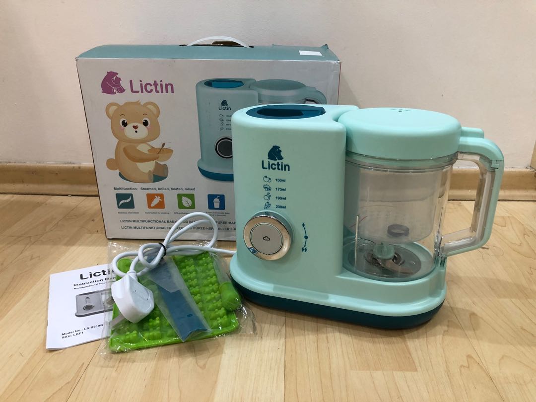 Lictin Baby Food Blender Steamer, TV & Home Appliances, Kitchen