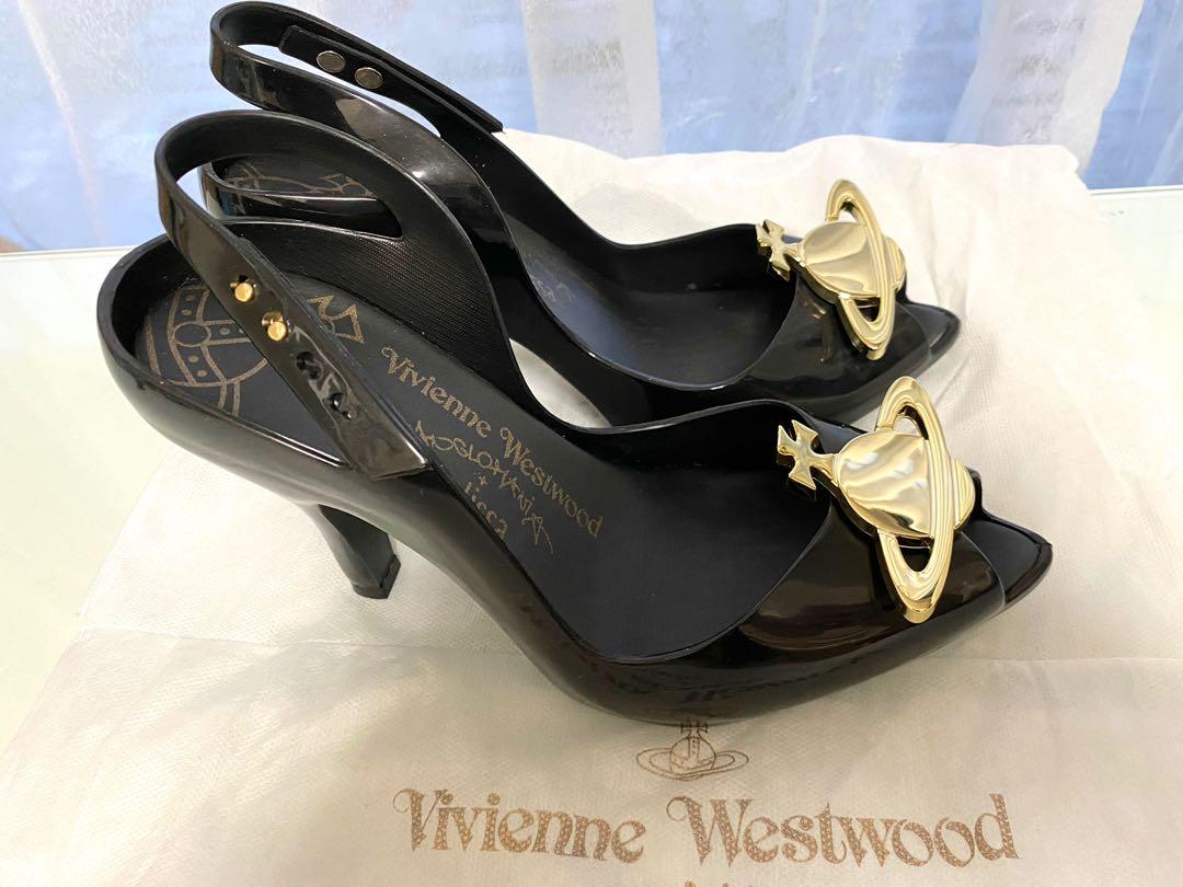 Vivienne Westwood melissa ブラック ハイヒール38 Vivienne Westwood for Melissa Women's Skyscraper Heels