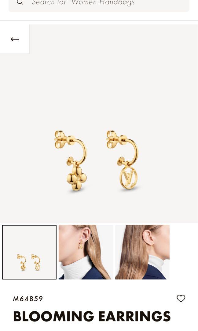 Louis Vuitton PM earrings, Women's Fashion, Jewelry on Carousell