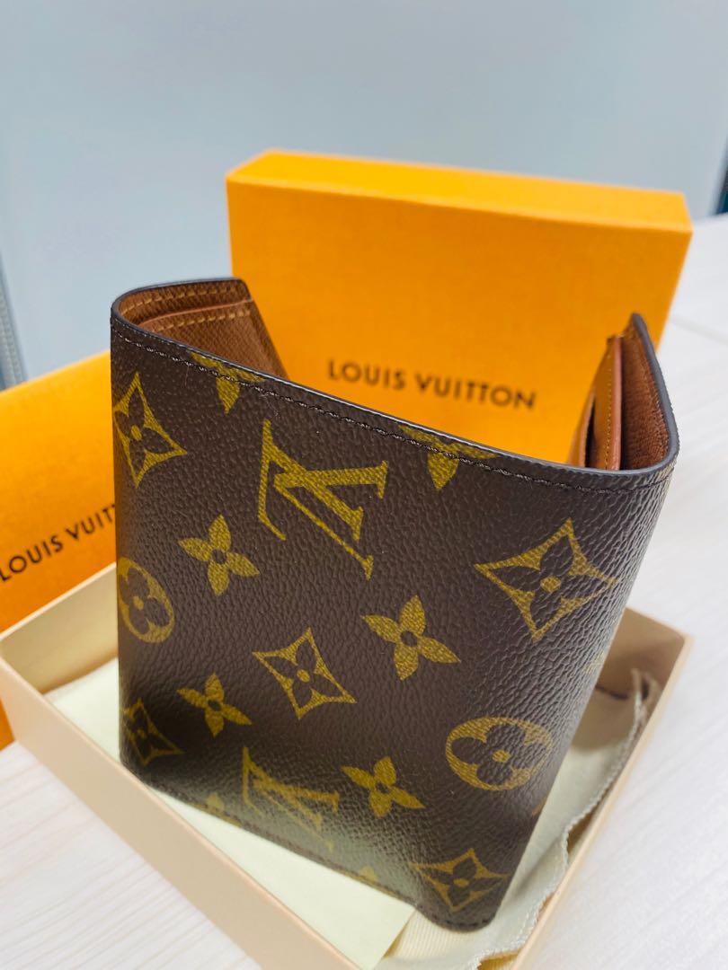 Authenticated used Louis Vuitton Louis Vuitton Monogram Jacquard Since1854 Portefeuille Victorine Trifold Wallet M80211, Adult Unisex, Size: (HxWxD)