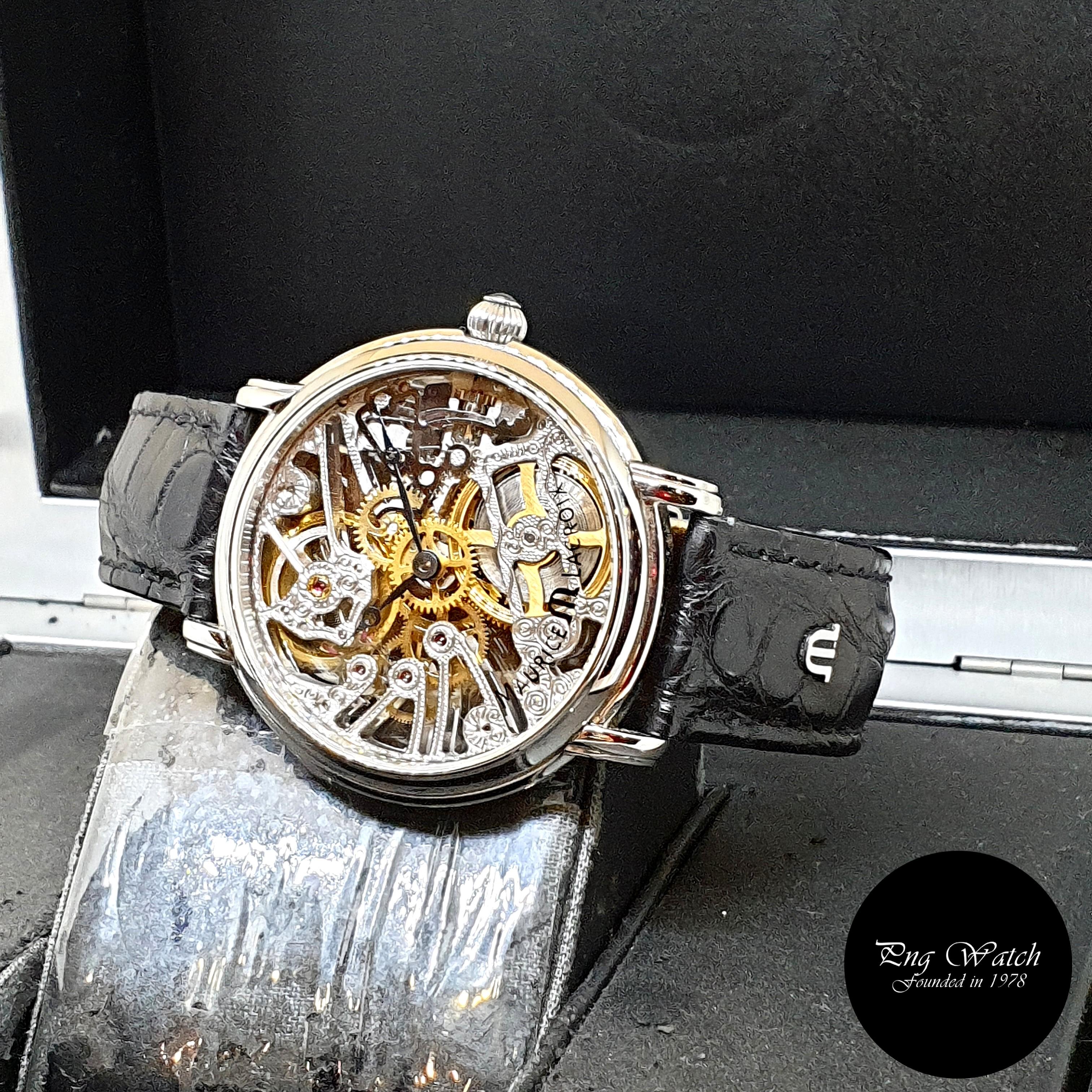 NOT AVAILABLE Maurice Lacroix Masterpiece Skeleton Timepiece REF MP7048