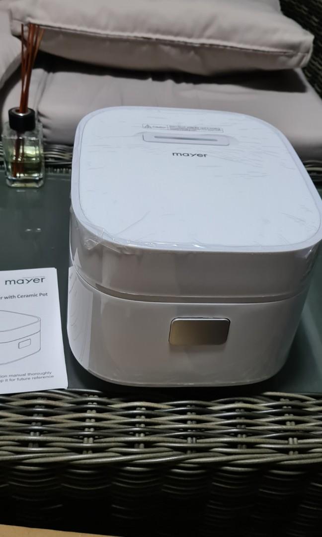 Mayer digital rice cooker with ceramic pot, TV & Home Appliances