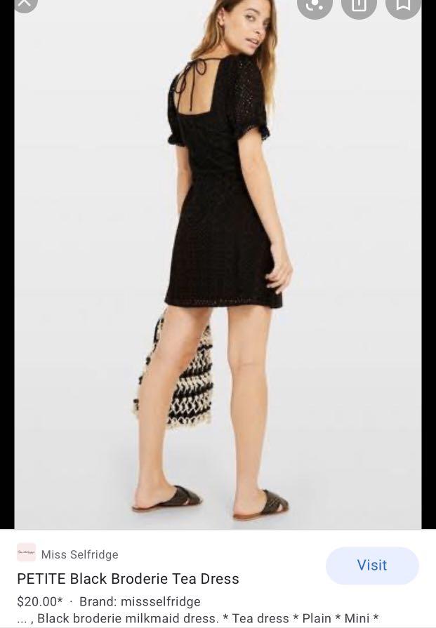 Miss selfridge broderie sales dress