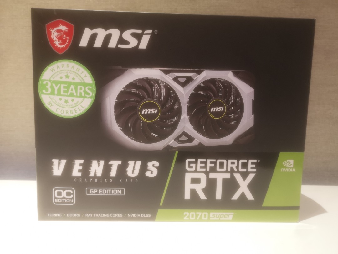 Geforce rtx 2070 super top ventus oc