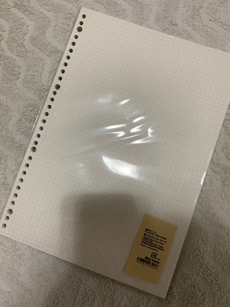 Muji A4 Grid Paper, Hobbies & Toys, Stationary & Craft, Craft Supplies ...