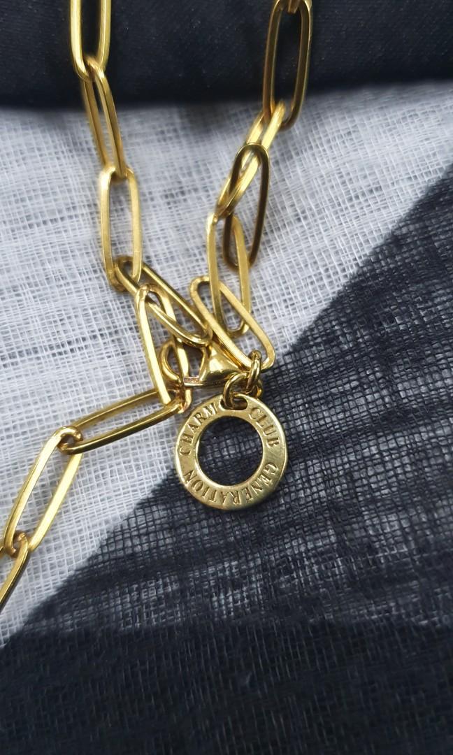 Necklace (Category: Necklaces) located in Noveleta. Submitted by heyitsroxy (Listing ID 1046727326, Image 3). Description: Authentic Thomas Sabo Chain Necklace 17.5 inches Gold plated Used once sa Christmas Party lang Bought from Thomas Sabo SM Megamall @10,500php.