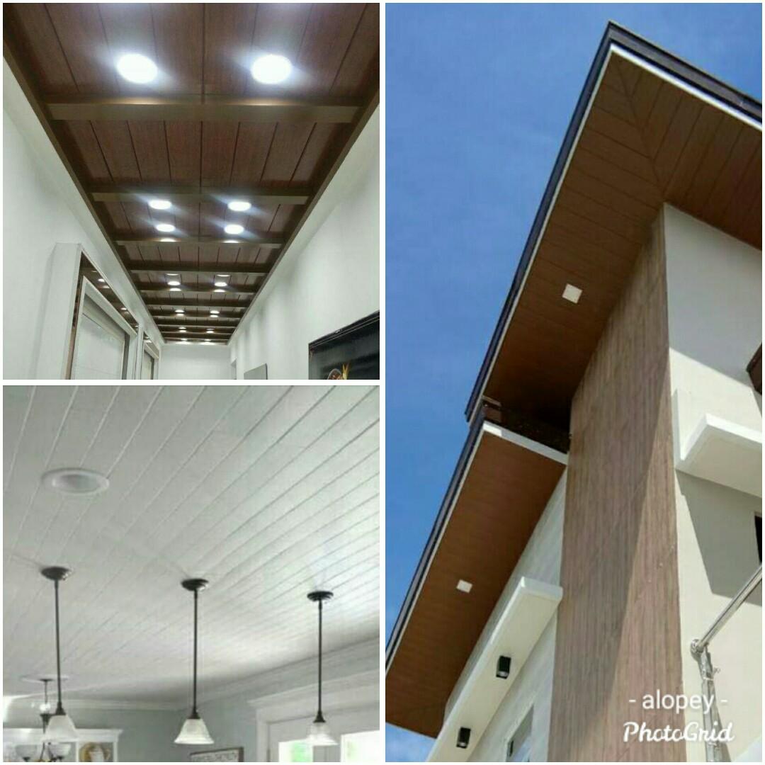 Pvc Ceiling Panel Wood Design Home Furniture Furniture Fixtures Others On Carousell