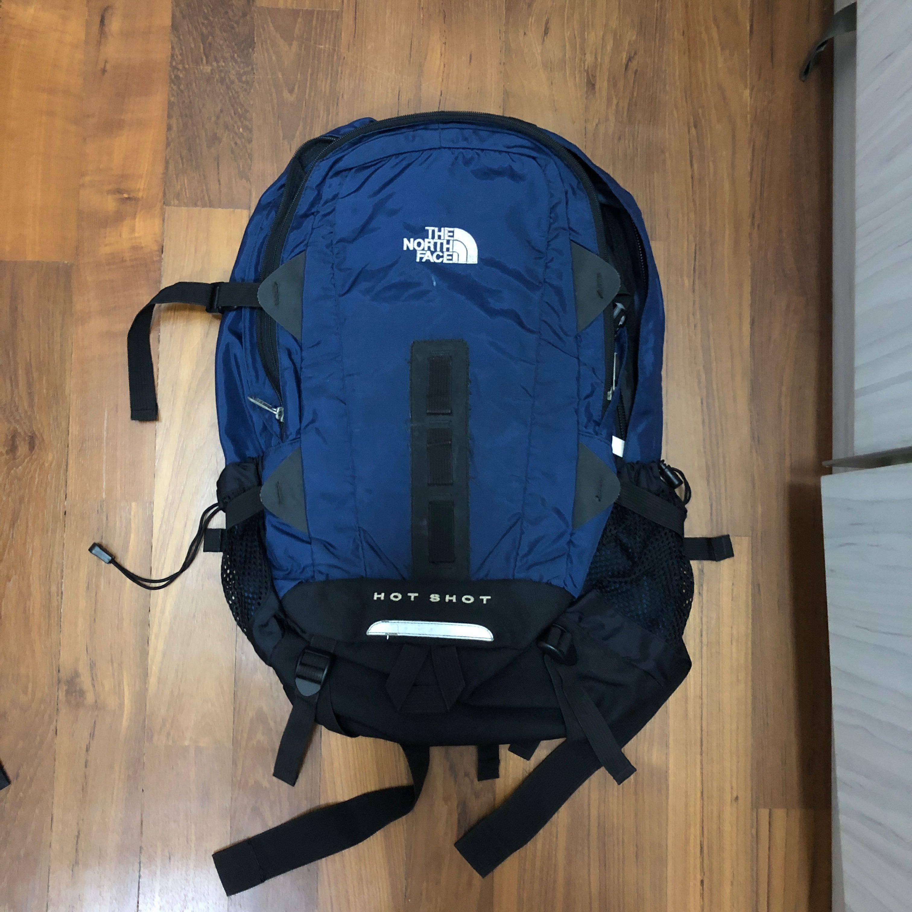 North Face Hot Shot Backpack Men S Fashion Bags Wallets Backpacks On Carousell