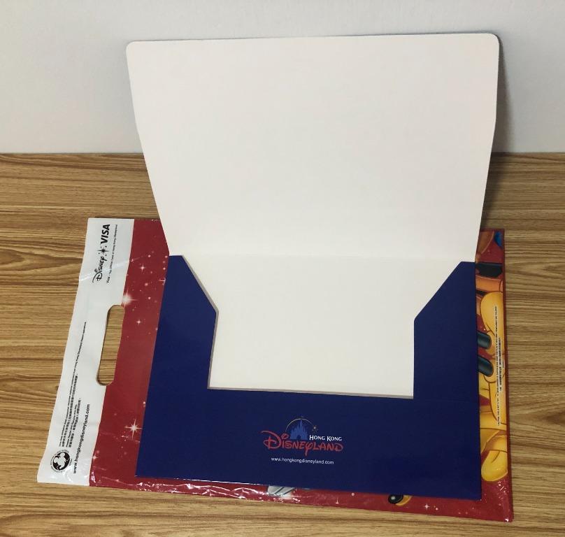 [Official][Authentic][New] Disneyland Hong Kong Folder (Mickey Minnie ...