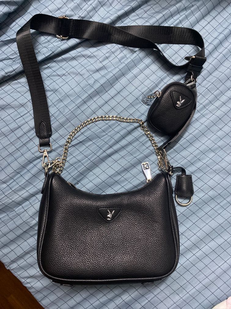 Playboy Bunny Chain Sling Bag Women s Fashion Bags Wallets Cross body Bags on Carousell