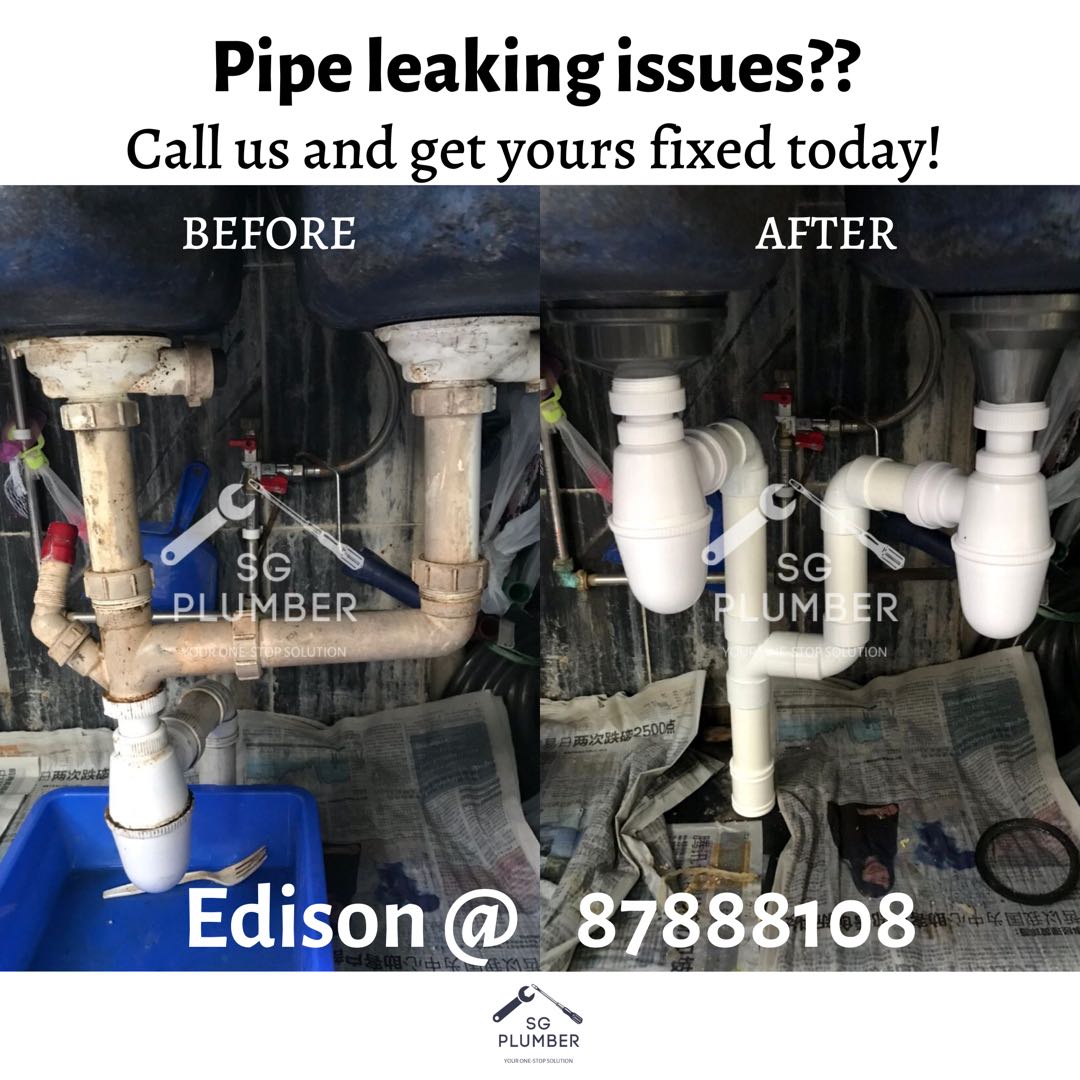 SG Plumber / Plumbing Service / Plumber / Leaking Pipe / Pipe Leak / Kitchen Choke / Kitchen