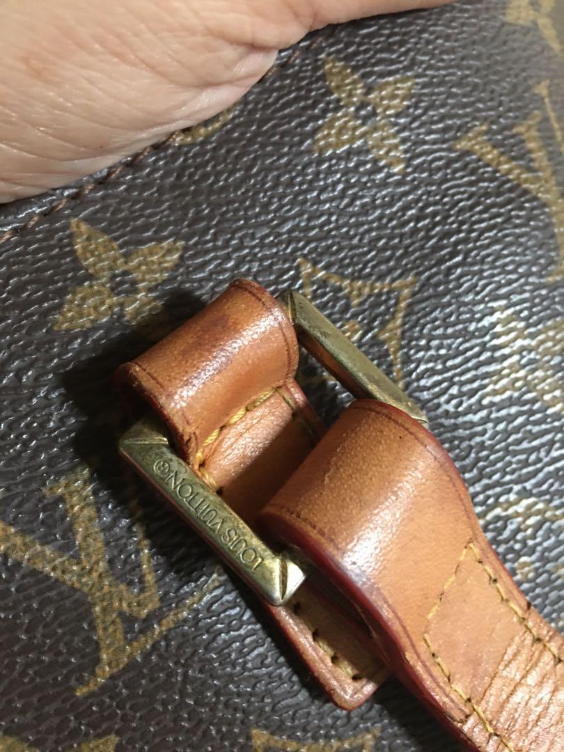 LV Monogram Bucket type shoulder bag (Category: Shoulder Bags) located in Meycauayan. Submitted by MyOnlyYou (Listing ID 1046753613, Image 3). Description: Name: LV Monogram Bucket type shoulder bag Flaws: turnish hardware, sign of usage.