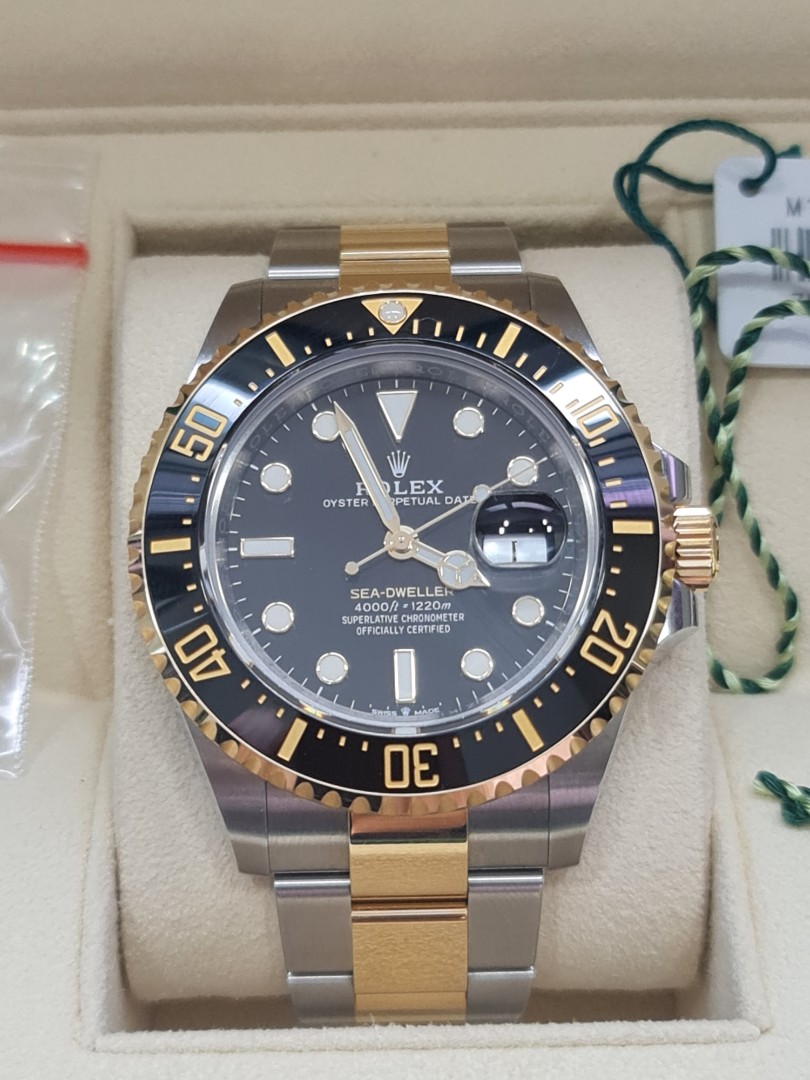 Rolex sea dweller hot sale gold price