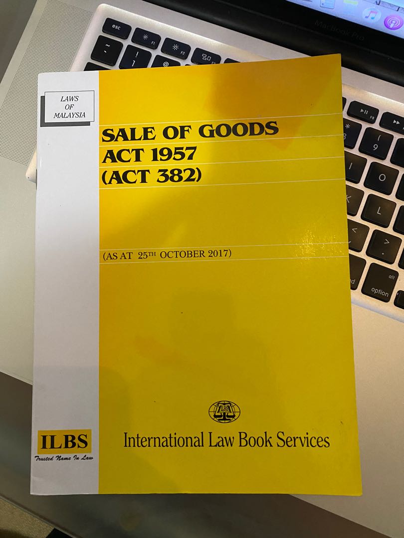 Sale Of Goods Act 1957 Act 382 Textbooks On Carousell