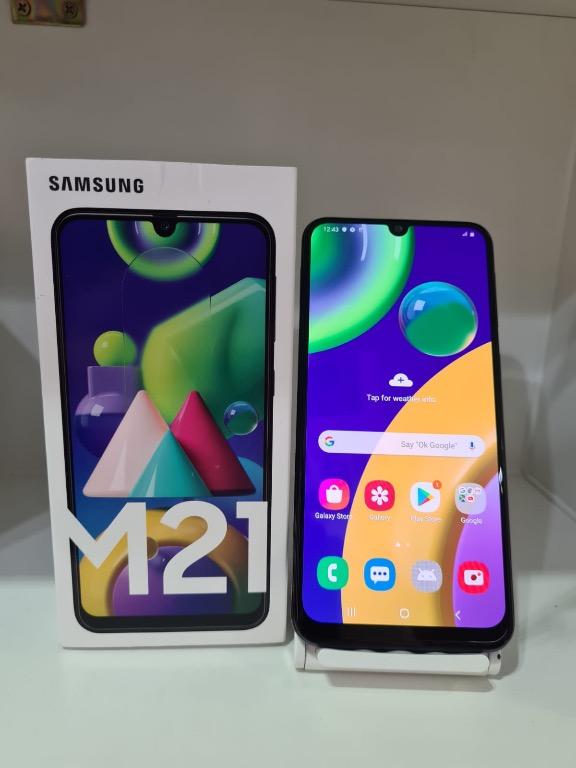 Samsung M21 4 64gb Blue Mobile Phones Tablets Android Phones Samsung On Carousell