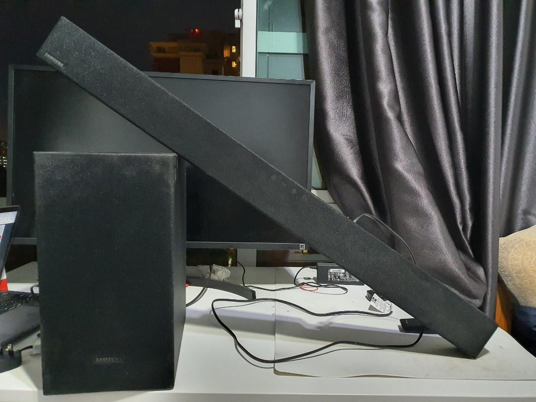 Samsung soundbar T450, Audio, Soundbars, Speakers & Amplifiers on Carousell