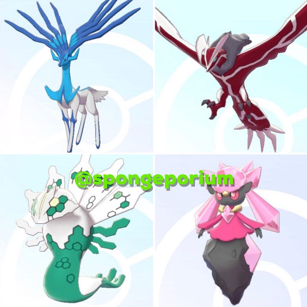 Shiny Kalos Legendary Mythical Pokemon Pokemon Sword Shield Toys Games Video Gaming In Game Products On Carousell
