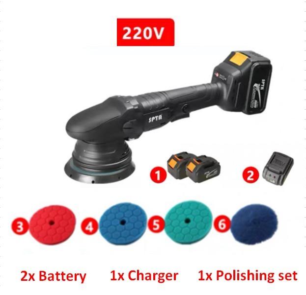 SPTA Cordless Dual Action Car Polisher
