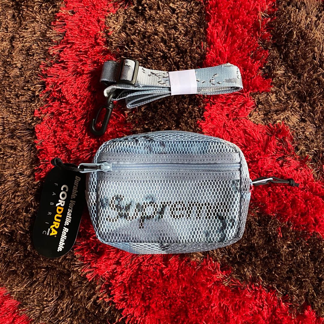 Supreme Small Shoulder Bag (SS20) Blue Chocolate Chip Camo