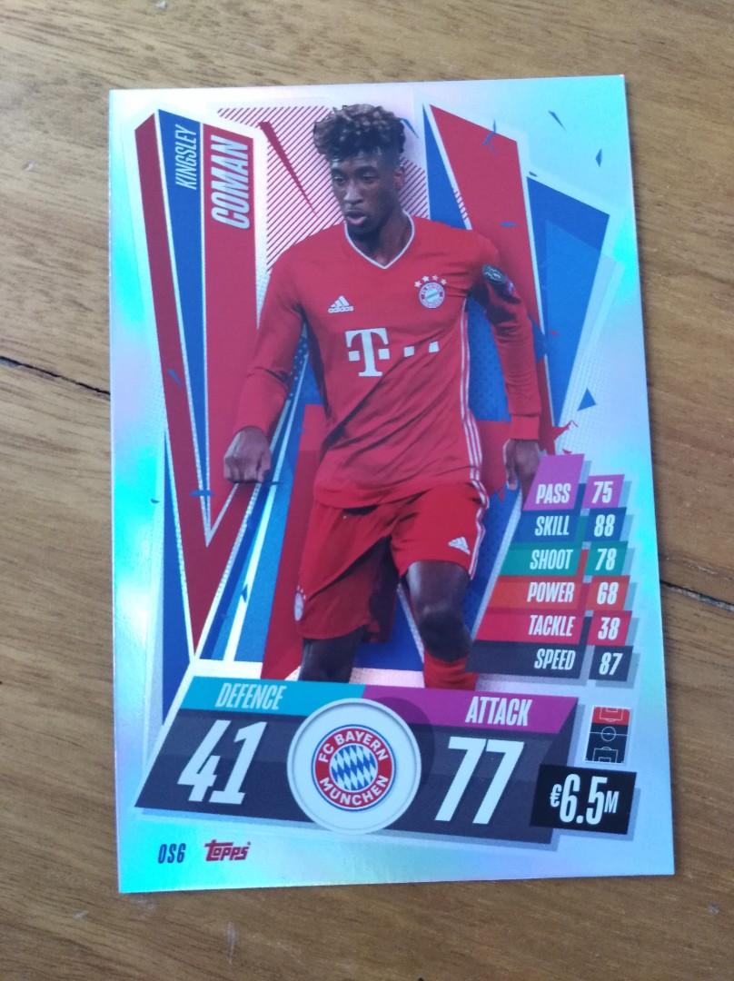 Kingsley Coman Extra Large Oversize OS6 2020/21 Match Attax UEFA Champions 