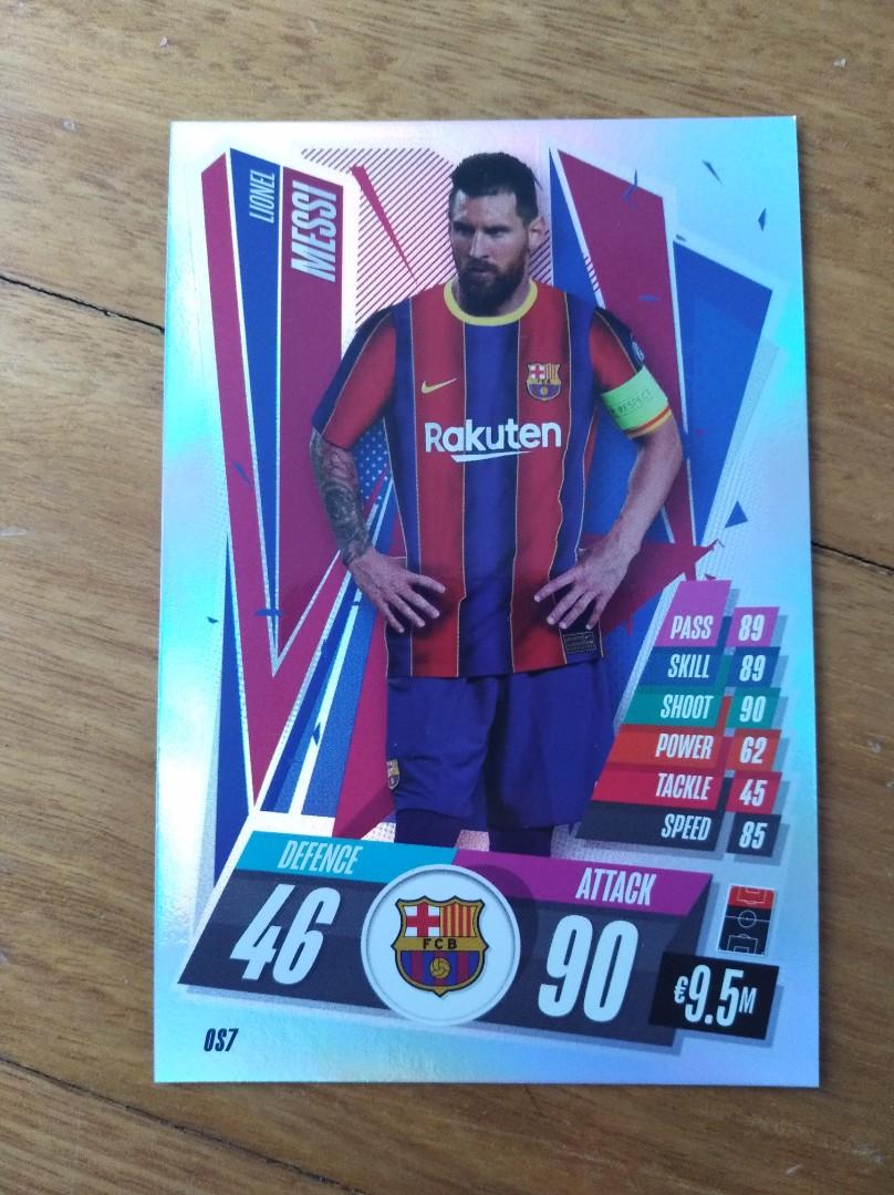 Topps Match Attax 2020 2021 Rare Xl Oversized Lionel Messi Fc Barcelona Card Hobbies Toys Toys Games On Carousell