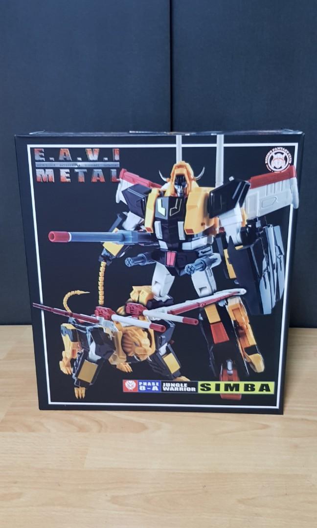 Transformers KFC EAVI METAL Phase 8A+ Jungle Warrior Simba