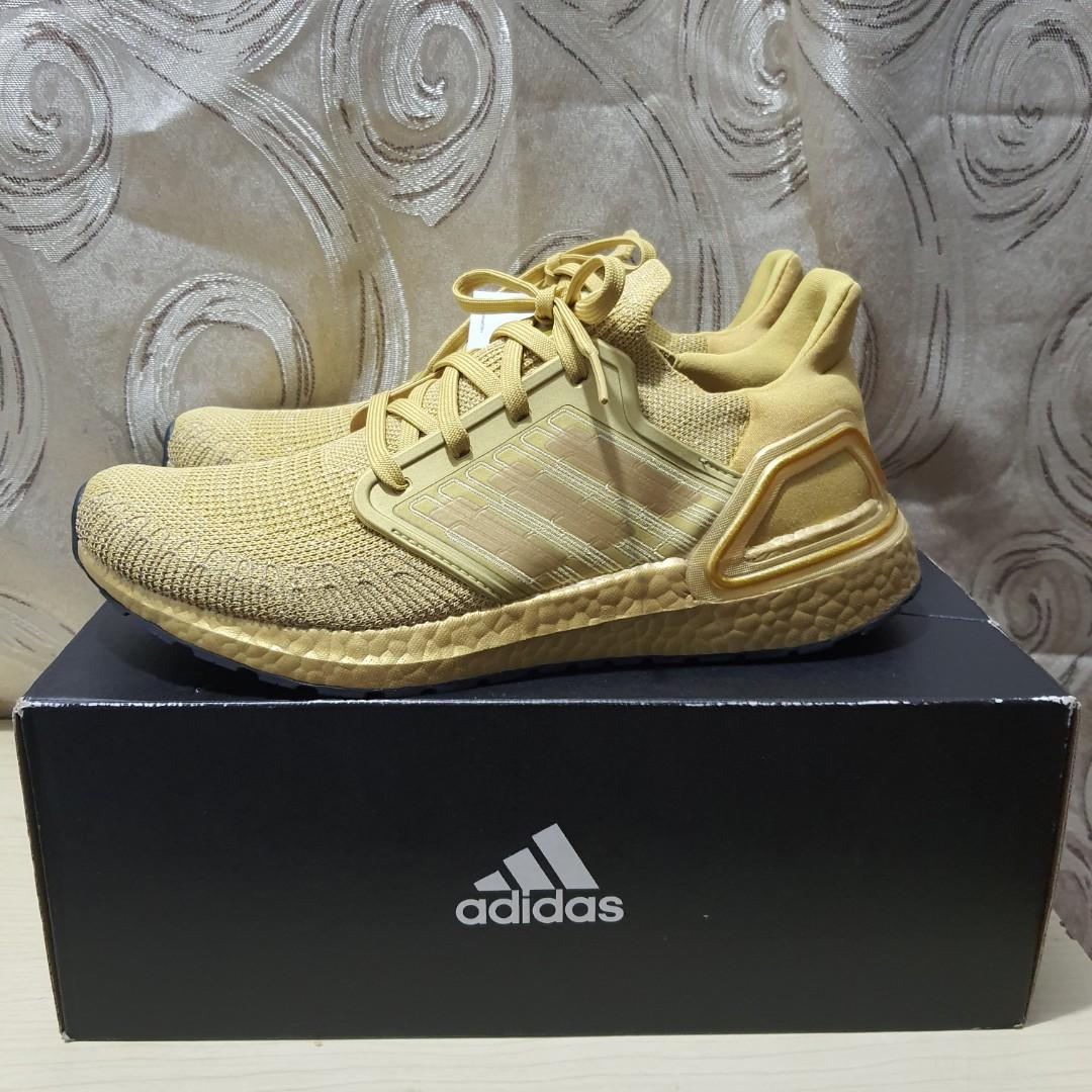 adidas ultra boost 20 metallic gold
