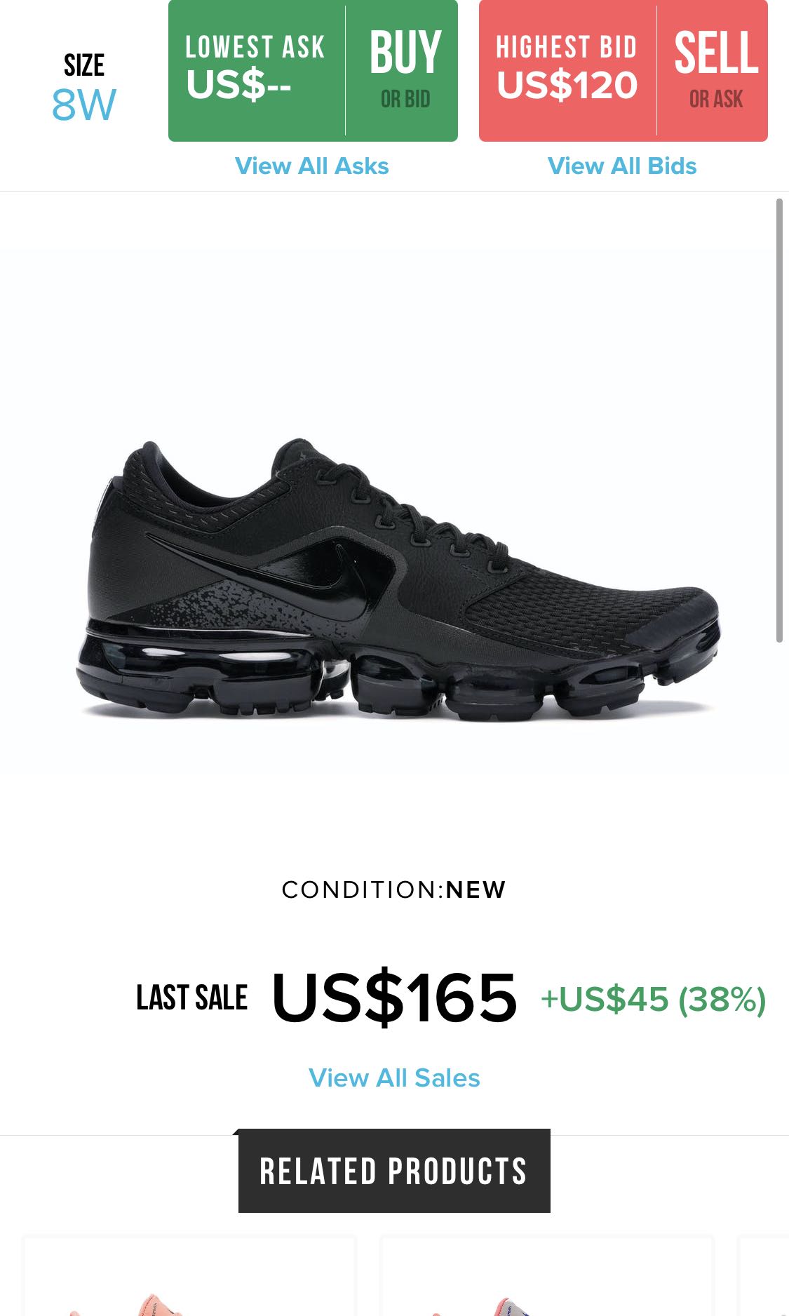 Used vapormax for sale cheap
